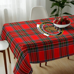 Binning (of Wallifoord) Tartan Crest Tablecloth