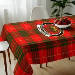 Cameron Modern Tartan Crest Tablecloth
