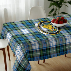 Campbell Dress Ancient Tartan Crest Tablecloth