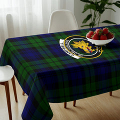 Campbell Modern Tartan Crest Tablecloth