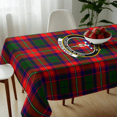Charteris (Earl of Wemyss) Tartan Crest Tablecloth