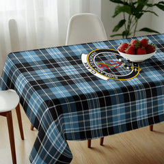 Clark Ancient Tartan Crest Tablecloth