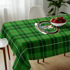 Clephan (or Clephane) Tartan Crest Tablecloth