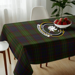 Cunningham Hunting Modern Tartan Crest Tablecloth