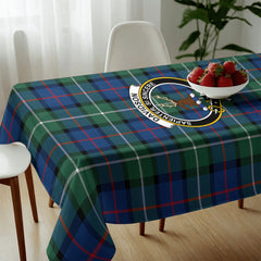 Davidson of Tulloch Tartan Crest Tablecloth