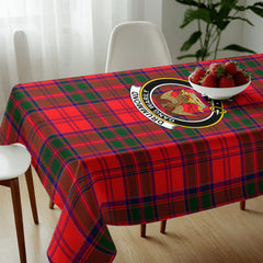 Drummond Modern Tartan Crest Tablecloth