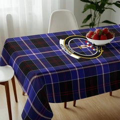 Dunlop Modern Tartan Crest Tablecloth
