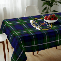 Forbes Modern Tartan Crest Tablecloth