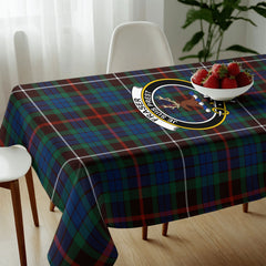 Fraser (of Lovat) Hunting Ancient Tartan Crest Tablecloth
