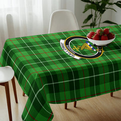 Galloway District Tartan Crest Tablecloth