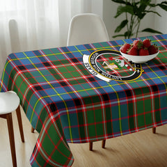 Glass Tartan Crest Tablecloth