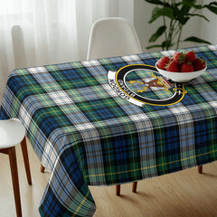 Gordon Dress Ancient Tartan Crest Tablecloth