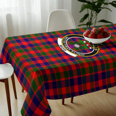 Gow (of Skeoch) Tartan Crest Tablecloth