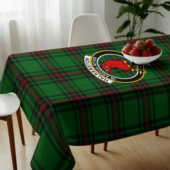 Halkerston Tartan Crest Tablecloth