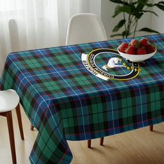 Hunter Ancient Tartan Crest Tablecloth