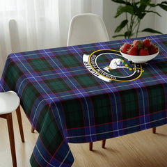 Hunter Modern Tartan Crest Tablecloth