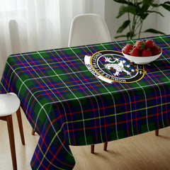 Inglis Modern Tartan Crest Tablecloth