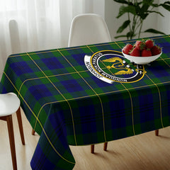 Johnson Modern Tartan Crest Tablecloth