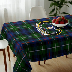 Kirkpatrick Tartan Crest Tablecloth