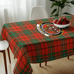 MacAulay Ancient Tartan Crest Tablecloth