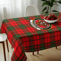 MacAulay Modern Tartan Crest Tablecloth