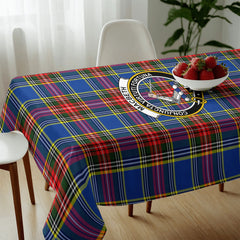 MacBeth Modern Tartan Crest Tablecloth