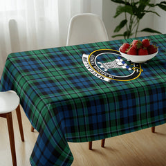 MacCallum Ancient Tartan Crest Tablecloth