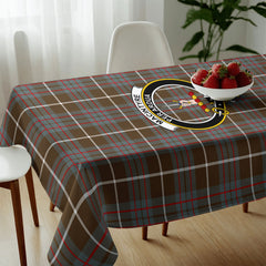 MacIntyre Hunting Weathered Tartan Crest Tablecloth