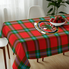 MacLaine of Loch Buie Tartan Crest Tablecloth