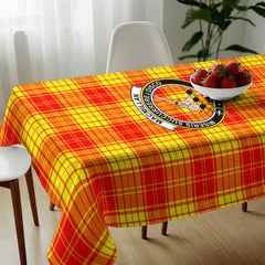 MacMillan Clan Tartan Crest Tablecloth