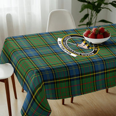 MacMillan Hunting Ancient Tartan Crest Tablecloth