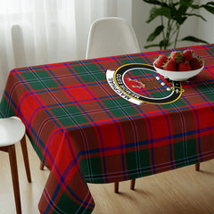 MacPhail Clan Tartan Crest Tablecloth