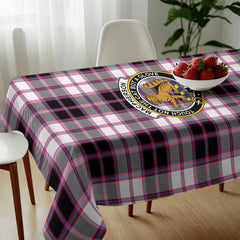 MacPherson Hunting Modern Tartan Crest Tablecloth