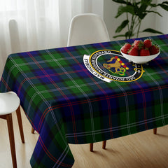 MacThomas Modern Tartan Crest Tablecloth