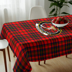 Matheson Modern Tartan Crest Tablecloth