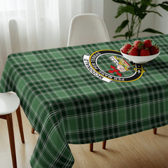 McDonald Lord of the Isles Hunting Tartan Crest Tablecloth
