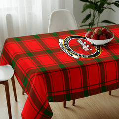 McDonald of Sleat Tartan Crest Tablecloth