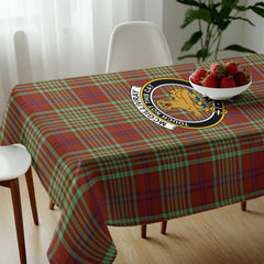 McGillivray Hunting Ancient Tartan Crest Tablecloth