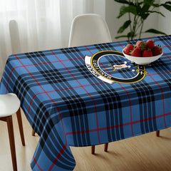 McKay Blue Tartan Crest Tablecloth