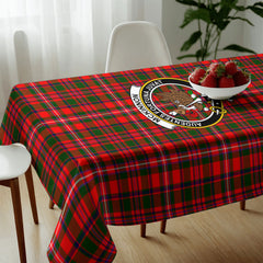 McKinnon Modern Tartan Crest Tablecloth