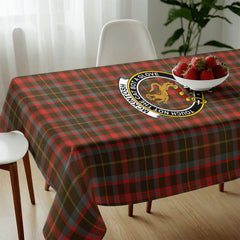 McKintosh Hunting Weathered Tartan Crest Tablecloth