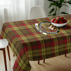 McMillan Old Weathered Tartan Crest Tablecloth