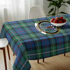 McPhail Hunting Ancient Tartan Crest Tablecloth