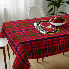 McRae Modern Tartan Crest Tablecloth