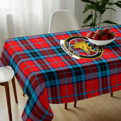 McTavish Modern Tartan Crest Tablecloth