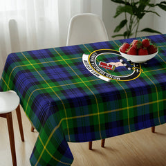 Meldrum Tartan Crest Tablecloth