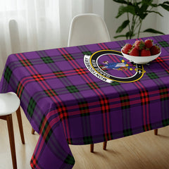 Montgomery Modern Tartan Crest Tablecloth