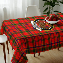 Munro Modern Tartan Crest Tablecloth