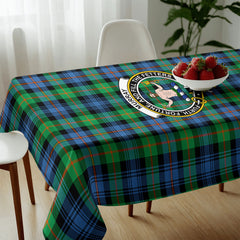 Murray of Atholl Ancient Tartan Crest Tablecloth