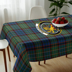 Nicolson Hunting Ancient Tartan Crest Tablecloth